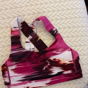 Lululemon Sports Bra Pigment Wind Berry Rumble Multi